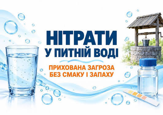 Нітрати у питній воді: прихована загроза без смаку і запаху