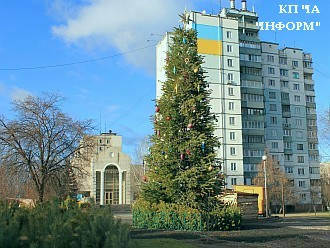 Відкриття новорічної красуні