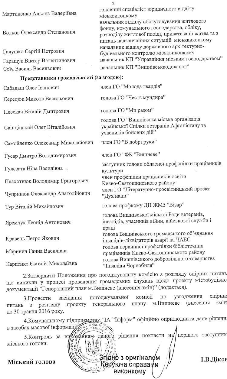 РІШЕННЯ №34 від 16.05.2016 р.