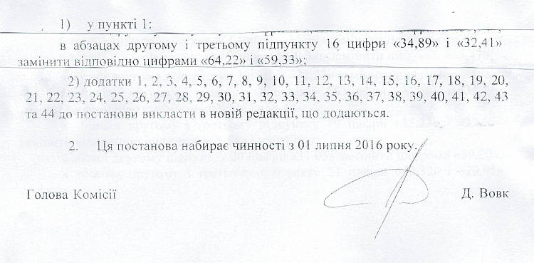 КП «Вишнівськтеплоенерго» оприлюднює   Постанови НКРЕКП : - від 09.06.2016 р № 1102 щодо тарифів на послугу з централізованого постачання  гарячої води  для потреб управителів багатоквартирних  будинків (крім населення) ; -від 09.06.2016р. № 1024 щодо тарифів на теплову енергію для потреб населення.  Набирає чинності з 01 липня 2016 року.
