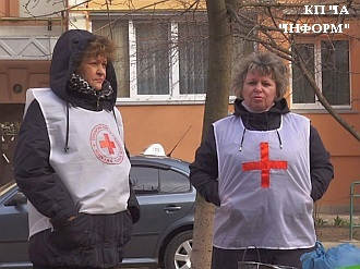 «Червоний хрест» працює на вулицях міста