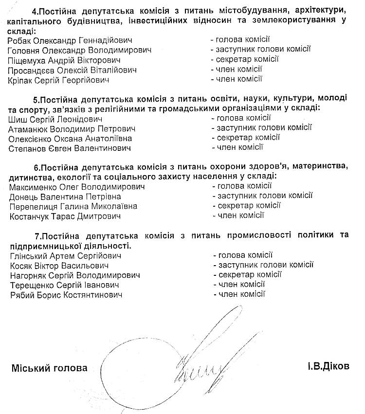 РІШЕННЯ ІІ СЕСІЇ VIІ СКЛИКАННЯ  від 12.11.2015 року