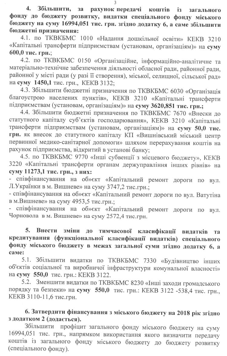 РІШЕННЯ ХХXIІ СЕСІЇ VIІ СКЛИКАННЯ від 23.08.2018 року