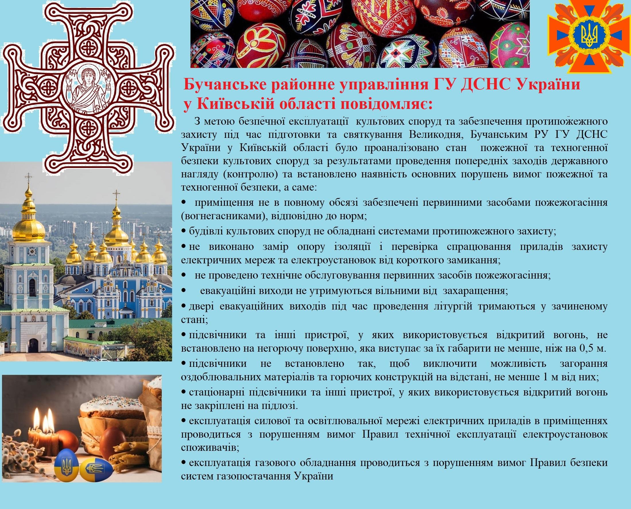 Бучанського районного управління ГУ ДСНС України у Київській області повідомляє: 