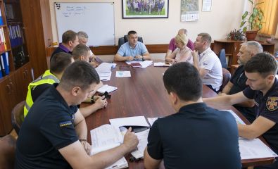 Штабні тренування на випадок виникнення надзвичайної ситуації 