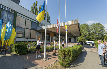 У Вишневій міській громаді відзначили День Державного Прапора України