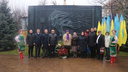 Вишнева міська громада відзначила День Гідності та Свободи