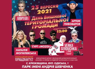 Запрошую мешканців Вишневої територіальної громади на святкування! 
