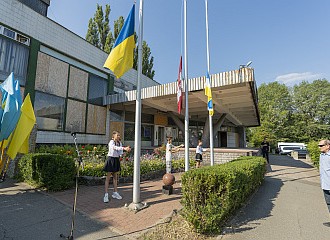 У Вишневій міській громаді відзначили День Державного Прапора України
